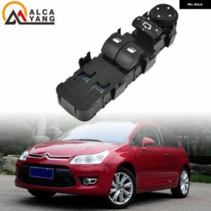 シトロエン C4 2004-2010 ウィンドウ メインリフタースイッチ ミラー ボタン 6554.HE