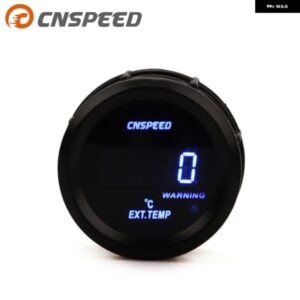 2インチ 52MM 排気ガス温度計デジタル排気ガス温度計ブルー LED EGT EXT ゲージカーメーター センサー付き
