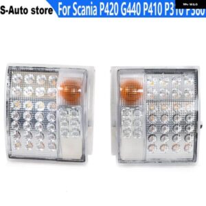 トラック LED ウィンカーコーナーライトターンインジケーター ヘッドライト スカニア P420 G440 P410 P310 P380 1385410 LH 1387155 RH