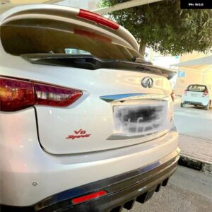 インフィニティ QX70 FX35 FX37 カーボン/ FRP スポイラー テールウイング ミドルウイング トップウイング トランク リアバンパー ディフューザー リップ