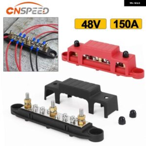 150A バスバーブロック配電端子ブロック 10 端子ネジバスバーキャンピングカーボートマリンキャラバン RV