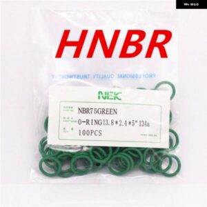 13.8*2.4MM #10 R134A HNBR ゴム O リングシールキット 高温耐性カーエアコンバルブ 5/16 3/8 1/2 5/8