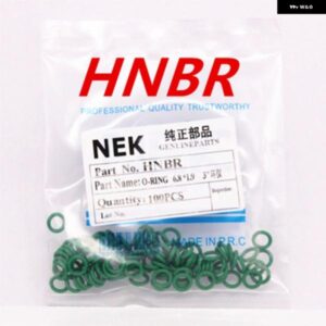 6.8*1.9MM #6 R134A HNBR ゴム O リングシールキット 高温耐性カーエアコンバルブ 5/16 3/8 1/2 5/8
