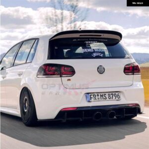 VW ゴルフ 6 GTI GTD GTE 2010-2013 スタンダード O スタイル ルーフ スポイラー ウイング リップ リア トランク スポイラー