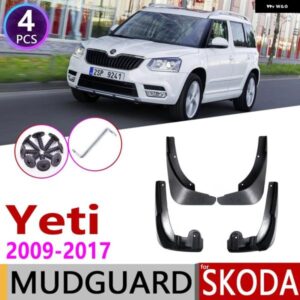 マッドフラップ シュコダ イエティ 5L 2009 2017 フェンダー マッドガード スプラッシュ フラップ マッドガード 2010-17