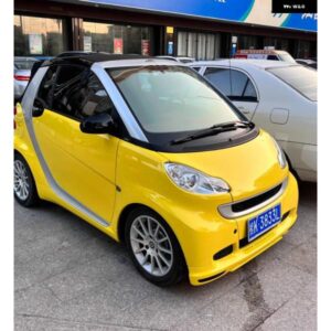 BENZ SMART FORTWO 2DOOR 451 未塗装 フロントバー周りのサイドスカートとリアバー スポイラー スマートバンパー 後付け