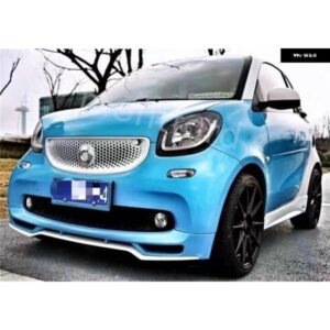 BENZ SMART FORTWO 2DOOR 453 未塗装 フロントバー周りのサイドスカートとリアバー スポイラー スマートバンパー 後付け