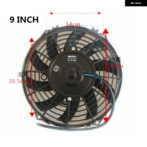 自動車エアコン冷却ファン 9インチ 80W 120W 12V/24V エアコン電動ファン 9インチ