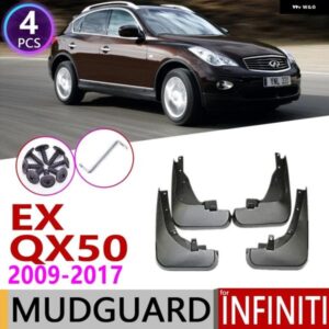 車 マッドフラップ インフィニティ EX EX25 EX35 EX37 QX50 2008 2017 フェンダー マッドガード フラップ マッドガード 2010 2015 2016