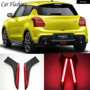 スズキ 1セット 車 LED リフレクターリア フォグランプ ピラーライトバンパー ライトブレーキライト スイフト 2017-23