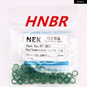 7.65*1.78MM #6 R12 HNBR ゴム O リングシールキット 高温耐性カーエアコンバルブ 1/4 5/16 3/8 1/2