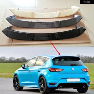 セアト レオン MK3 5F FR スタイル ハッチバック 5 ドア 2012 -2020 ABS 材質リア スポイラー リップ トランク ウィング 3 ドアではありません