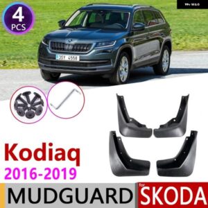 4個 フロントリア車 マッドフラップ シュコダ コディアック 2016 2019 フェンダー マッドガード フラップ マッドガード 2017 2018
