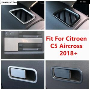 ヘッドライト ランプ / グローブボックス スパンコール / サイドエアベントカバー トリム ステンレス シトロエン C5 エアクロス 2018 - 2024