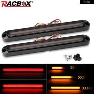 アップグレード LED ブレーキテール DRL ライト 12V 24V トラックトレーラー防水 4 線式赤黄色統合流水 ウィンカーランプ