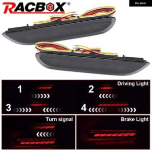 LED リアバンパー リフレクターライト テールブレーキ ウィンカーランプ 12V フォグライト インフィニティ Q50 Q60 Q70 QX30 QX56 QX60 QX80 JX35