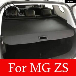 トランク カーゴカバー MG ZS 2022 2023 セキュリティシールドリアラゲッジキャリアカーテン格納式パーティションプライバシー