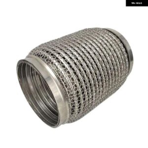 ステンレス SUS304 排気フレックスパイプチューブフレックスカプラーインターロック付きスーパーフレキシブル 63X100MM 63X150MM 76X100MM