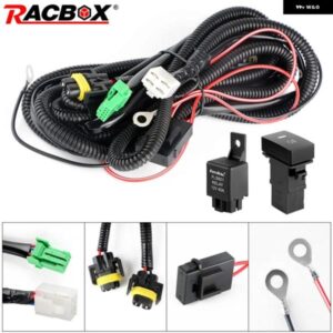 H11 881 H9 H8 フォグライト ヘッドライト ワイヤー ハーネス ソケットキット リレーモジュールボックス 配線アダプター ワイヤー 40A リレーコネクタ