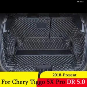 レザーカー トランク マットカーゴチェリーティゴ 4 E 5X プロ DR 5.0 2021-23 リアブーツカーペットパッド カバー キャットペット