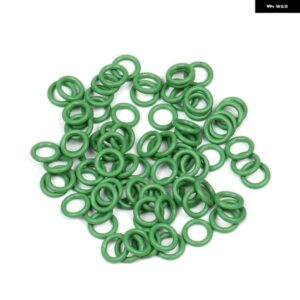 6.8 X 1.9MM #6 R134A グリーン O リングゴム NBR O リングシールキット 高温耐性カーエアコン