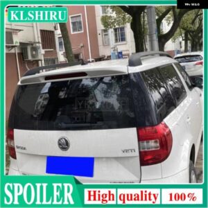 シュコダ イエティ 2013-17 スポイラー ABS プラスチック 未塗装プライマーリアトランク ブーツ ウイング スポイラー カースタイリング