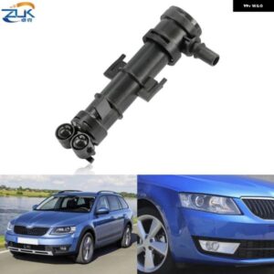 フロント ヘッドライト ウォッシャーノズルシュコダオクタヴィア III MK3 5E3 NL3 NR3 2013-2017 ヘッドランプ ウォータースプレージェット 5E0955965