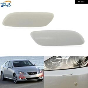 ヘッドランプ ウォッシャーノズルカバー ヘッドライト ウォータースプレージェットキャップLEXUS IS250 IS300 IS350 2005 2006 2007 2008 なし塗装