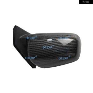 LHD 無塗装カーボン サイドミラー ランサー EX 2007-2019 5ワイヤー オートフォールド パーキング ガラス フォルティス GT CX CY CZ