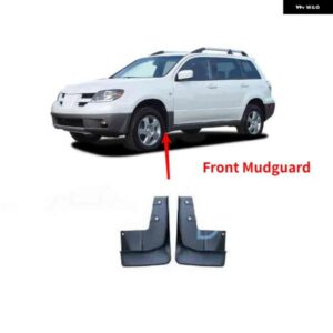 フロント マッドガード アウトランダー 2003-2007 フロント スプラッシュ マッドガード ボード エアトレック アイブロウ カバー マッドガード ボード L R