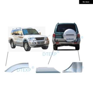 テールドアボード パジェロ V73 MN117244XA リアスペアタイヤカバー モンテロ 2000-2006 V75ドア カバー 右将軍