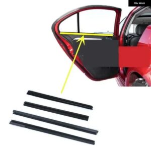 4ピース 内窓ガラスゴムランサー CY CX 5706A027 黒シーリングストリップ フォルティスドアベルト EVO CZ 84 CM 58 CM
