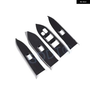 4個 LHD 窓ガラススイッチ フレーム パジェロ V93 V95 V97 ガラスリフター コントロール モンテロ V98 カーボンウィンドウスイッチ カバー
