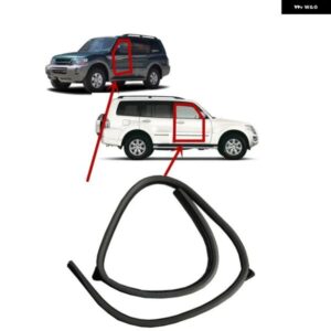ブラックドア ラバー シール パジェロ V70 ポスト ストリップ モンテロ V90 ボディ ウェザー ストリップ インナー ショーグン V60 V80 MN117890