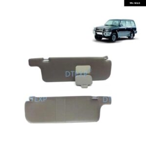 LHD フロント グレー インテリア サンバイザー パジェロ V20 サンプルーフ モンテロ V30 MR734789 ショーグン V40 MKII 1989-2000
