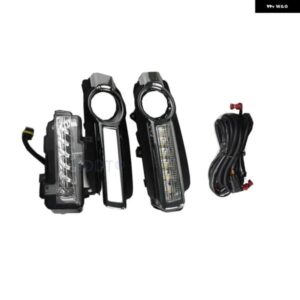 5ピース デュアルカラーデイタイムランニングドライビングライトモンテロ V98 LED DRL パジェロ ウィンカー ランプ SHOGUN V97 2015-2019