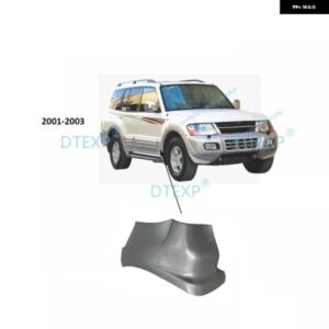 前輪リア マッドガード パジェロ V73 フロントバンパー ボードモンテロ 2000-2003 V75 V77 MR520209 SHOGUN 5ドア