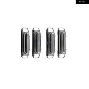 4個 プラスチック クローム V32 V33ドア ハンドル パジェロ 2 ブラックドアバーモンテロ V31 V43 1989-1999ドア ペダル 6470 6473 2030