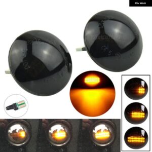 2X クリスタルスモーク サイドマーカー LED ウィンカー ライト レンジローバー L322 2002-2012 XGB500020A XGB500020 IRR/RA12L32202SM