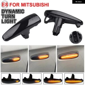 カーアクセサリー LED ダイナミック ウィンカー ライトフェンダー サイドマーカー ランプ 8351A001 MISTUBISH ランサー EVO X