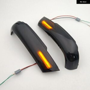 2個 VW トゥアレグ I MK1 7L ダイナミック ステアリング 信号 LED ライトバックミラー 表示フラッシュ 2002/06/01