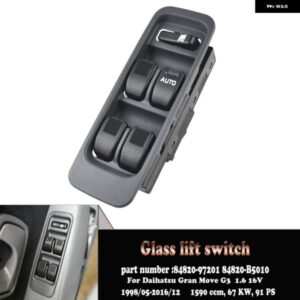 パワーマスターウィンドウスイッチ ダイハツシリオングランムーブテリオスYRVウィンドウ コントロール リフタースイッチ パネル 84820-97201