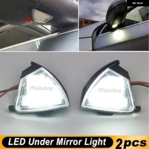 2X LED アンダーミラー ライトパドルランプ VW ゴルフ 5 GTI MK5 ジェッタ パサート B5 B6 CC R32 シャラン EOS TOURN ウェルカムライト