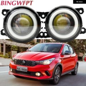 カーアクセサリー フォグライト エンジェルアイ DRL デイタイムランニングライト 12V フィアット 500 パンダプントセディチフィアット DUCATO 250/290