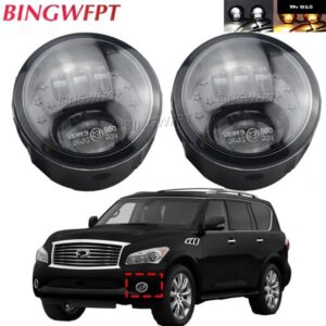 フォグライト DRL LED フォグランプ インフィニティ G25 G37 M25 M37 M56 EX25 EX35 EX37 QX56 QX50 QX70 Q70 Q60 FX45 FX50 FX30D FX35 FX37