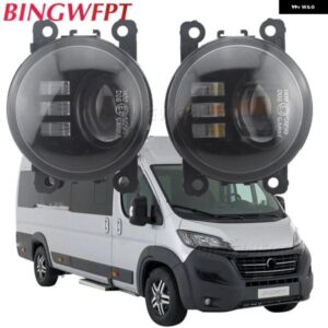 2個 スタイリングフィアット DUCATO ボックス /バス 250/290 2015-2018-21 プントエボ LED フォグランプ H11 12V フォグ ヘッドランプ