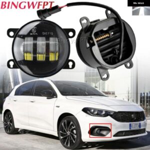 2個 LED チップ LED フォグライト ランプ フィアット DUCATO 250/290 FIAT 500 PANDA PUNTO EVO SEDICI ARGO 358 DOBLO 152-263 フォグランプ