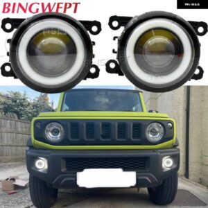 スズキ 1ペア LED フォグライト エンジェルアイデイタイムランニングライト グランドビターラジムニー JB64 JB74 2018 2019