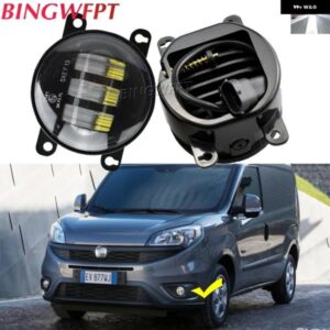 2 X 車 LED フォグライト アセンブリ フィアット デュカト 250/290 ドブロ 152 263 2015-2020 フィアット 500 デイタイムランニングライト DRL H11 12V