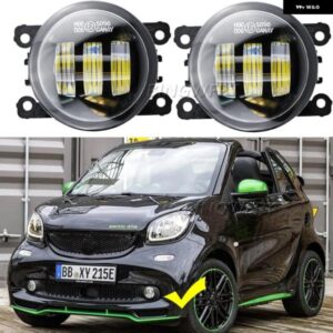 2個 LED フォグライト アセンブリ スマート フォーツー W453 2014-2019 30W H11 車フォグデイタイム ランニングランプ DRL